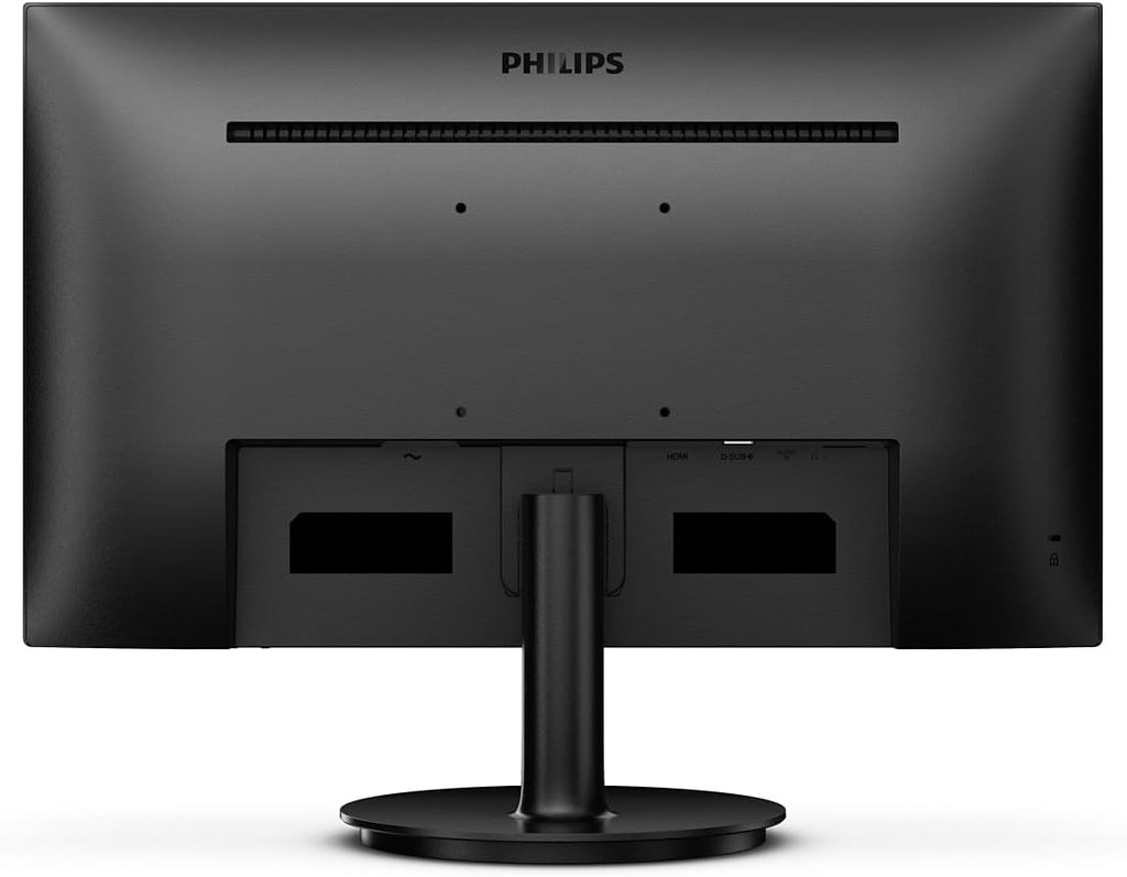 Philips 241V8LAB - Monitor Full HD de 24 pulgadas, altavoz integrado, sin parpadeo (1920x1080, 100 Hz, VGA, HDMI), negro