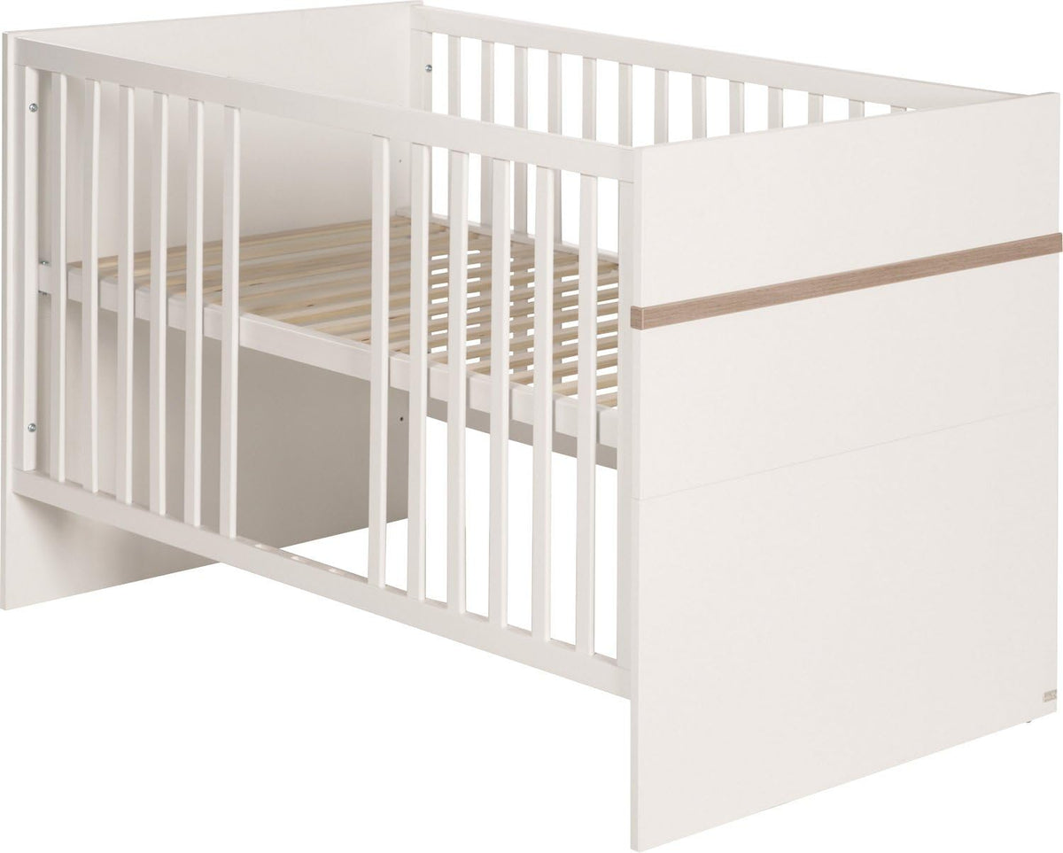 Set de muebles infantiles roba 'Pia', 3 piezas, incluye cuna 70x140 cm, cómoda cambiador, armario, blanco