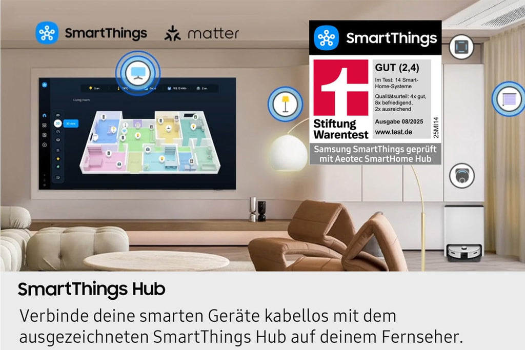 Televisor QLED Q8F 4K de 75 pulgadas (189 cm) UHD, procesador Q4 AI, Quantum Dot para colores reales, diseño AirSlim, escalado 4K, Gaming Hub, contenido gratuito, Smart TV con IA