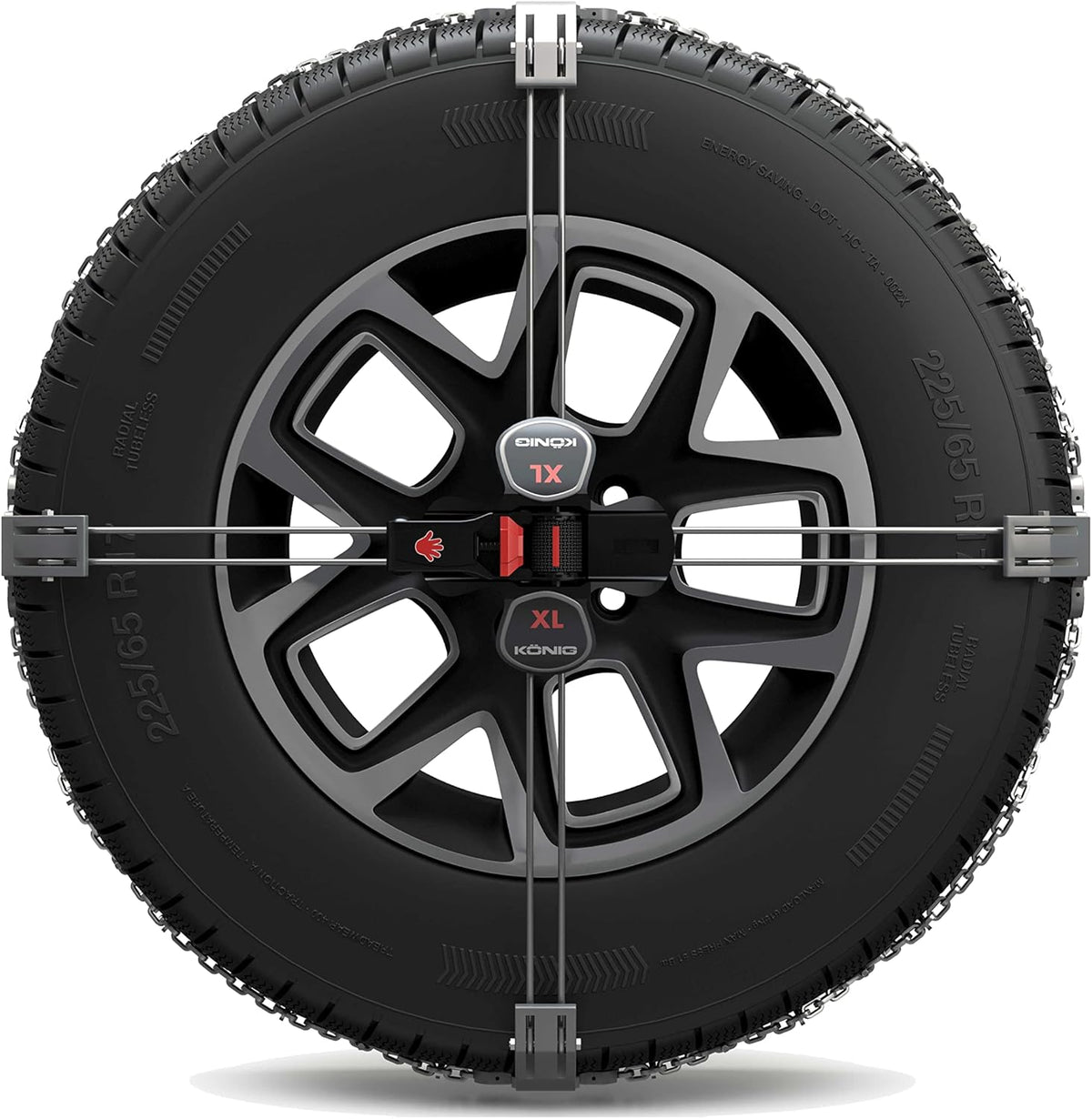 KÖNIG K-SUMMIT XL K56 - Cadenas de nieve, juego de 2