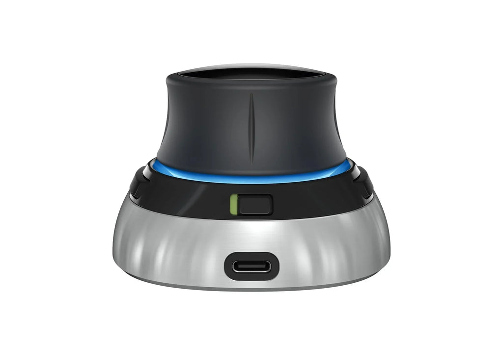 Ratón 3D SpaceMouse Wireless Bluetooth Edition inalámbrico, 2 botones programables, USB-C, batería, negro