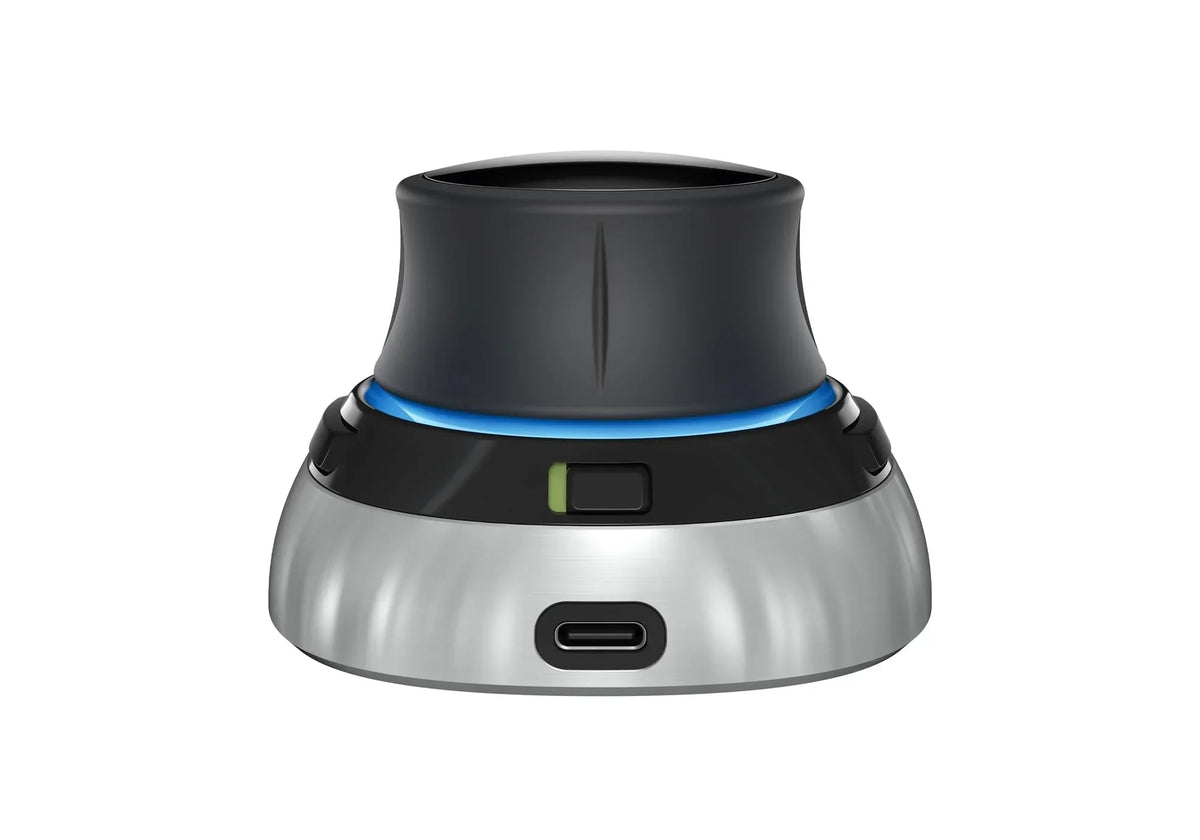 Ratón 3D SpaceMouse Wireless Bluetooth Edition inalámbrico, 2 botones programables, USB-C, batería, negro
