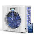 Bomba de calor para piscina H5 5 kW para piscinas de hasta 20 m³, COP 5,51, calefacción, refrigeración, control Wi-Fi, intercambiador de calor de titanio