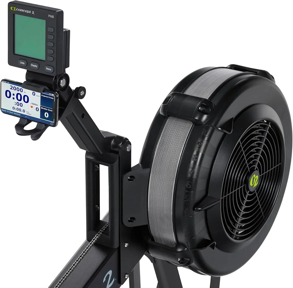 Máquina de remo RowErg Modelo D con resistencia por aire, monitor PM5, patas estándar, equipo de entrenamiento de cuerpo completo, hasta 227 kg