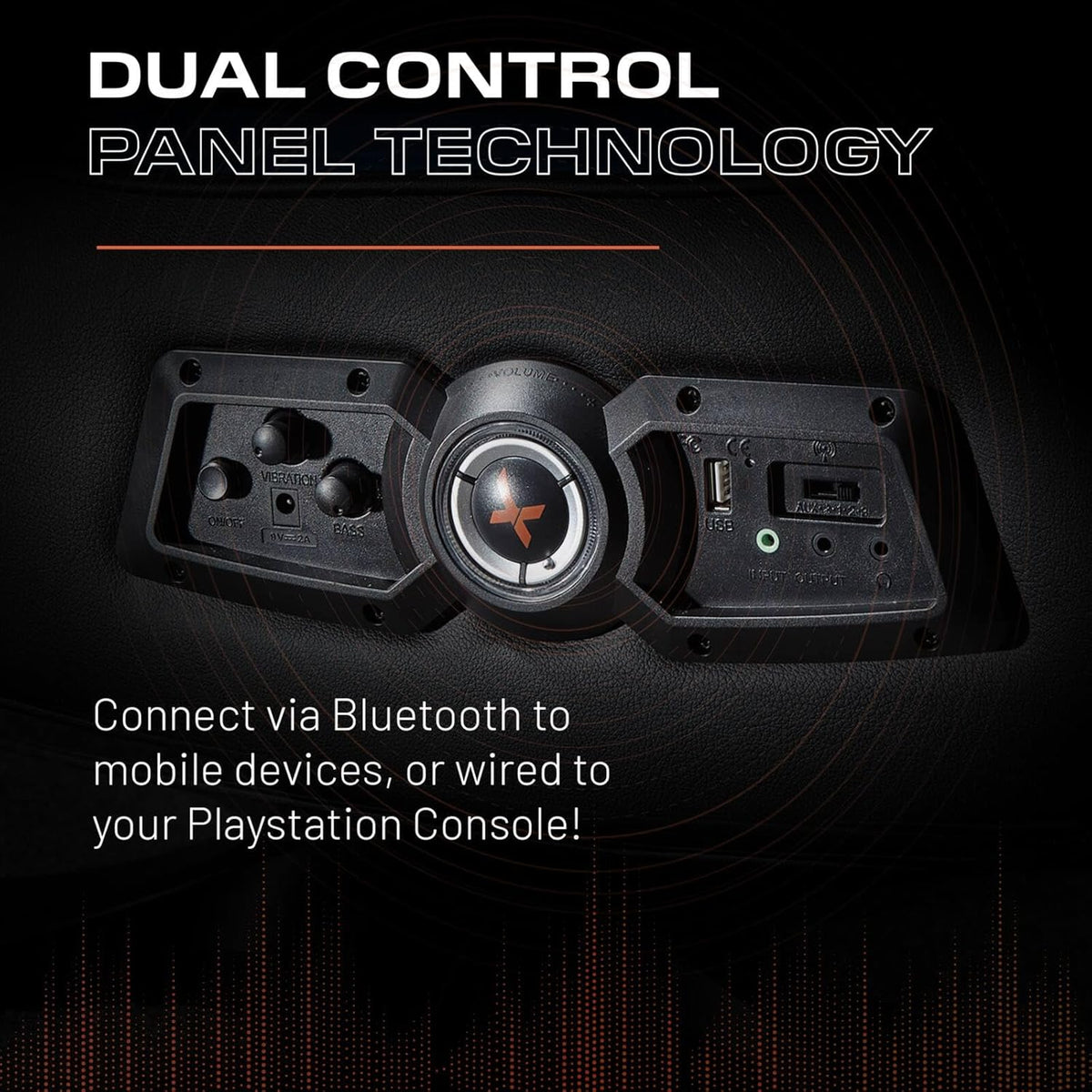 Sillón gaming y de entretenimiento X Rocker Legend 2.1 para Sony PlayStation 5