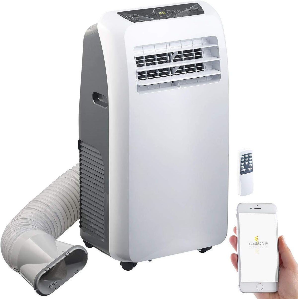 Aire acondicionado con aplicación de Sichler Haushaltsgeräte: aire acondicionado, función de calefacción, 12.000 BTU/h, 3.500 W (producto devuelto) (habitación, inteligente, enfriador)
