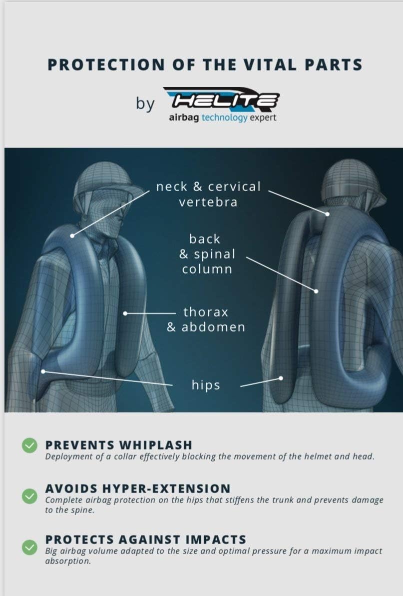 Airbag Invisible Helite AIRBAG Zip'in 2: la seguridad ante todo - L