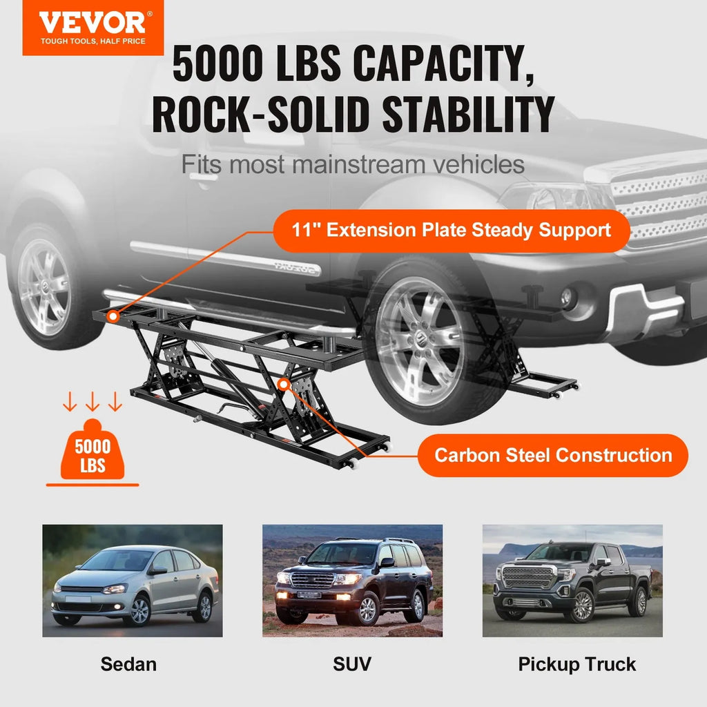 Elevador de coche portátil 2026 de 5000 libras – Sistema de elevación automática para garaje doméstico