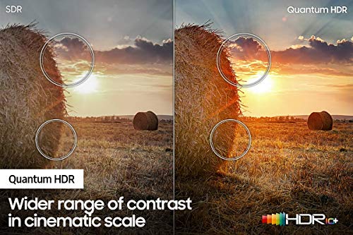 SAMSUNG Smart TV QLED Serie Q60A de 32 pulgadas - 4K UHD Dual LED Quantum HDR con Alexa integrada (QN32Q60AAFXZA, modelo 2021)