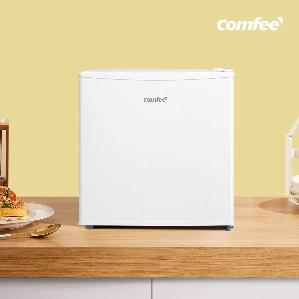 Mini congelador COMFEE' RCU40WH2(E) de 31L, puerta reversible, 4 estrellas, silencioso, práctico para oficina, hotel y hogar, blanco