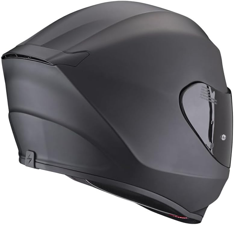 Scorpion Exo-391 Negro Mate Sólido | Casco de moto integral unisex para hombre y mujer - Homologado ECE 22.06