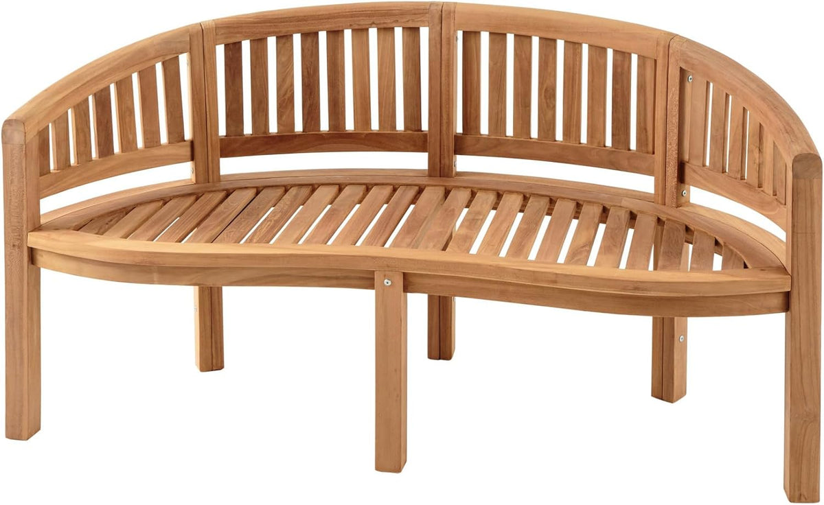 riess-ambiente.de Banco de jardín macizo XXL Empire Teca 150 cm madera de teca natural