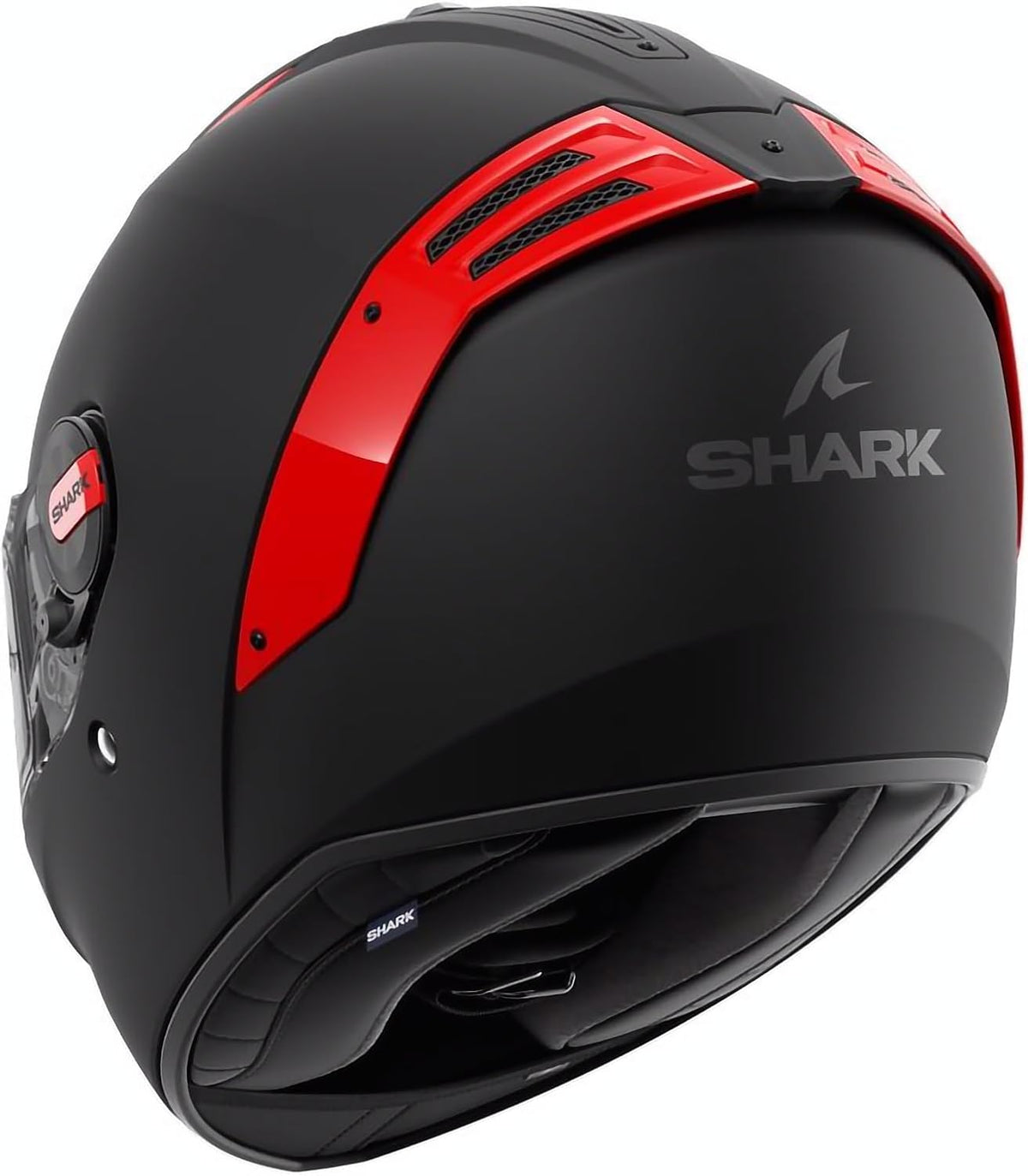 SHARK, Casco de moto integral SPARTAN RS BLANK SP Negro / Rojo KOK, XXL