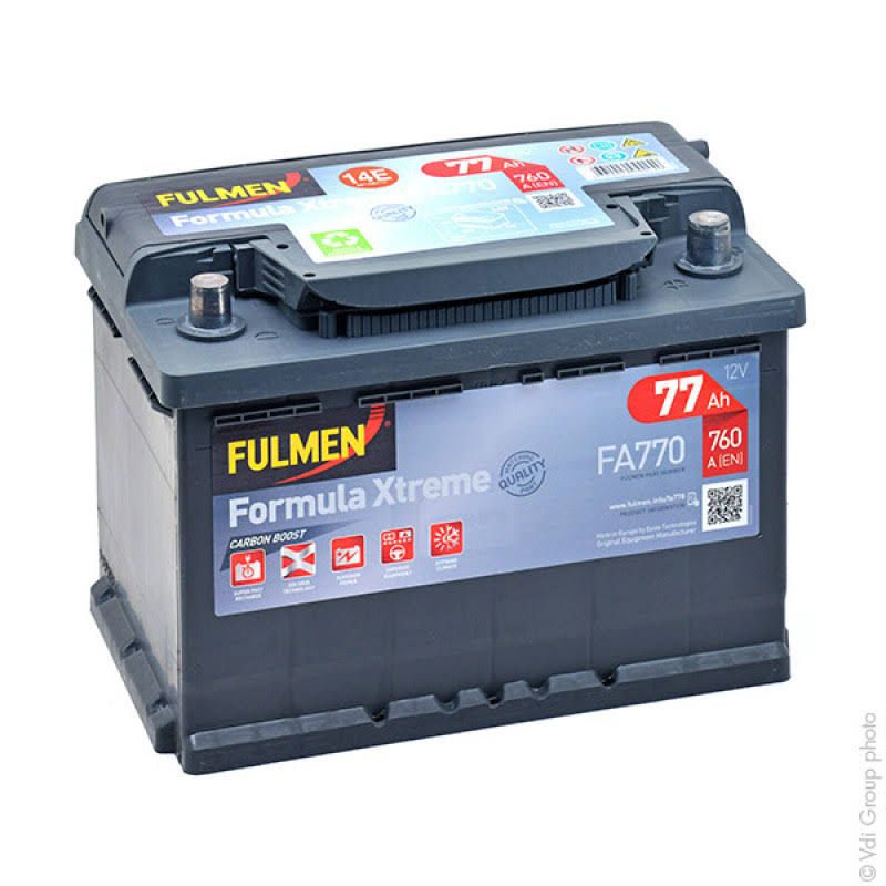 Batería FULMEN Formula Xtreme FA770 12V 77Ah 760A