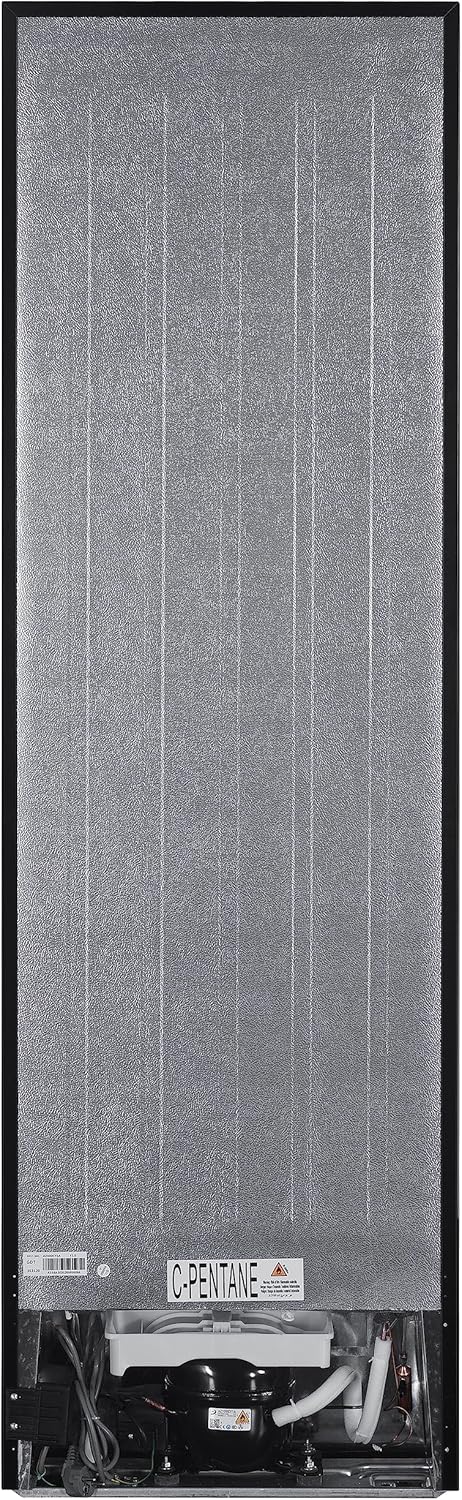 GEDTECH Refrigerador combinado - congelador inferior - GCB262BL Negro - capacidad 262L - Clase E