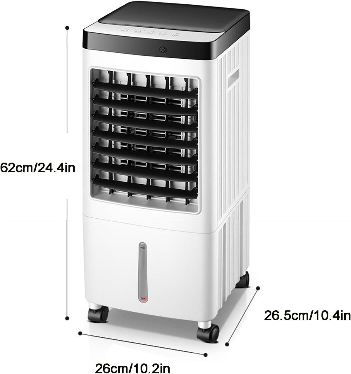 Aire acondicionado portátil con control remoto, enfriador de aire evaporativo 3 en 1, temporizador de 7 horas para el hogar, oficina, dormitorio, cocina