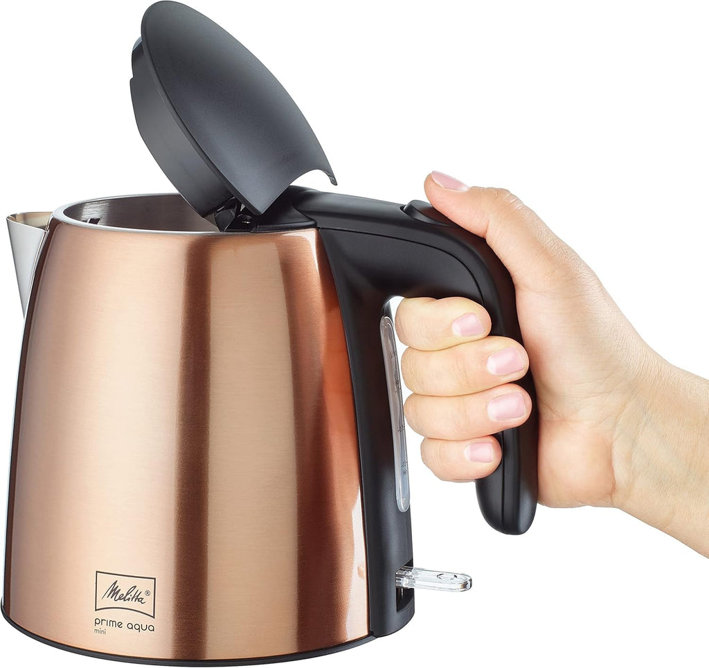 Melitta AromaFresh - Cafetera de filtro - con jarra de cristal - molinillo integrado - función de temporizador - 10 tazas - Negro puro