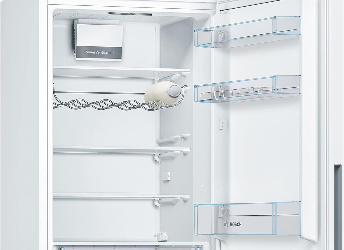 Bosch KGV36VWEAS Serie 4, Frigorífico combinado de libre instalación - 308 L - Al 186 x An 60 cm - Blanco