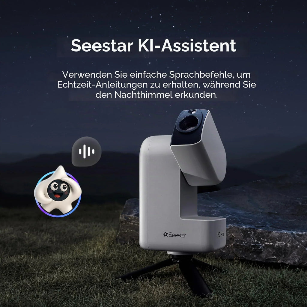 Telescopio inteligente Seestar S30 Pro para astrofotografía, objetivo de 30 mm, cámara dual 4K, seguimiento automático, control por aplicación GoTo