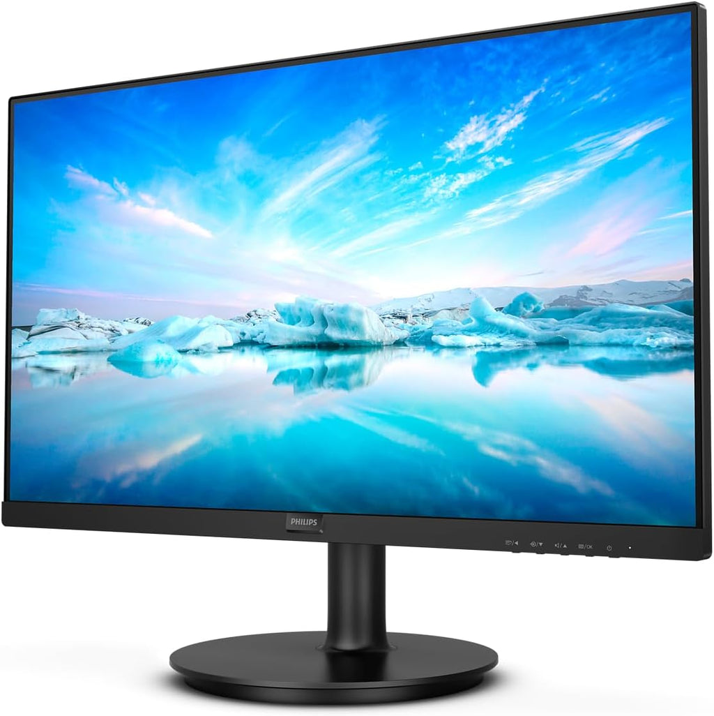 Philips 241V8LAB - Monitor Full HD de 24 pulgadas, altavoz integrado, sin parpadeo (1920x1080, 100 Hz, VGA, HDMI), negro