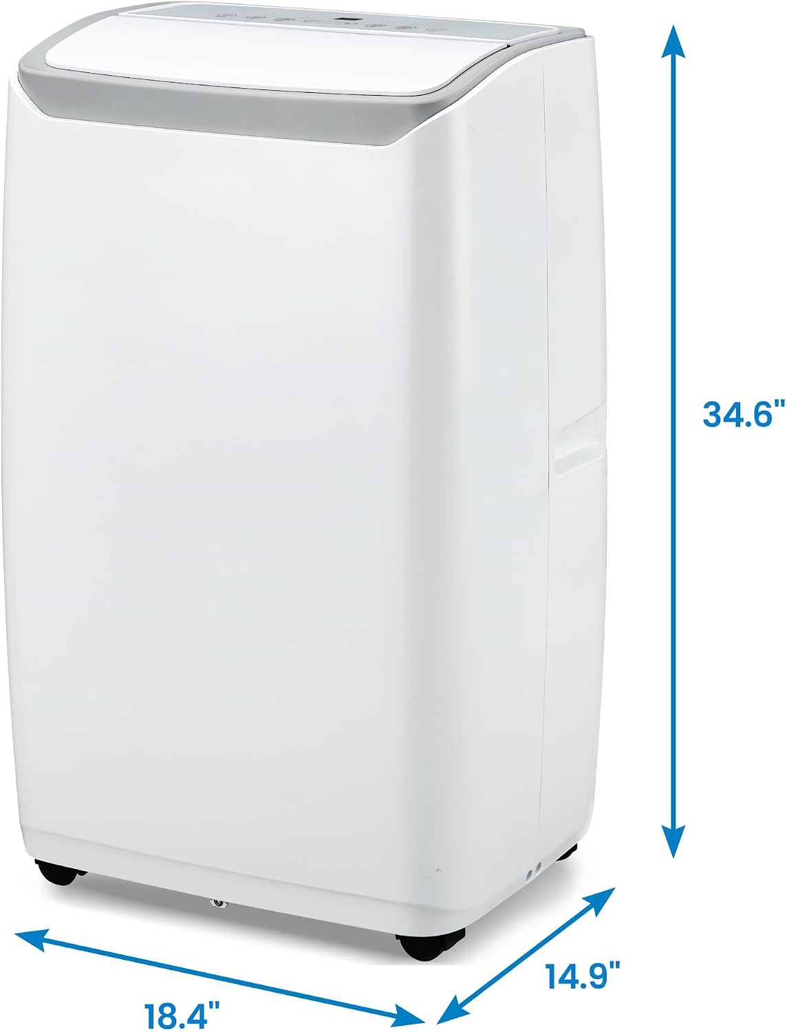 Aires acondicionados portátiles, AC portátil de 12000 BTU para habitaciones de hasta 550 pies cuadrados, AC 3 en 1 con enfriamiento rápido, deshumidificador y ventilador de tres velocidades, temporizador de 24 h/control remoto/ultra silencioso para