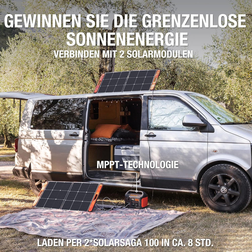 Jackery Explorer 1000, 1002Wh estación de energía portátil, batería externa con 230V/1000W (pico 2000W)