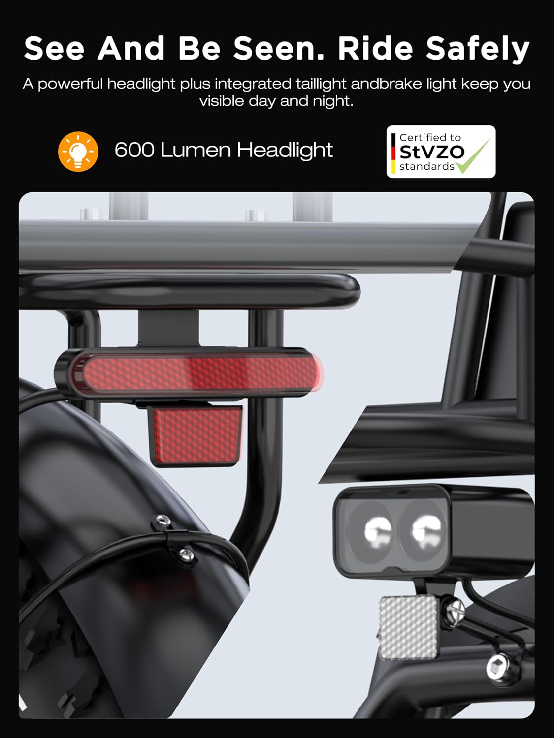 Bicicleta eléctrica HITWAY BK6S Plus con batería de 48V 27Ah y autonomía de 110-150 km, bicicleta eléctrica urbana de 20 pulgadas con neumáticos anchos y doble cesta portaequipajes, motor de 250W, 25 km/h, cambio de 7 velocidades