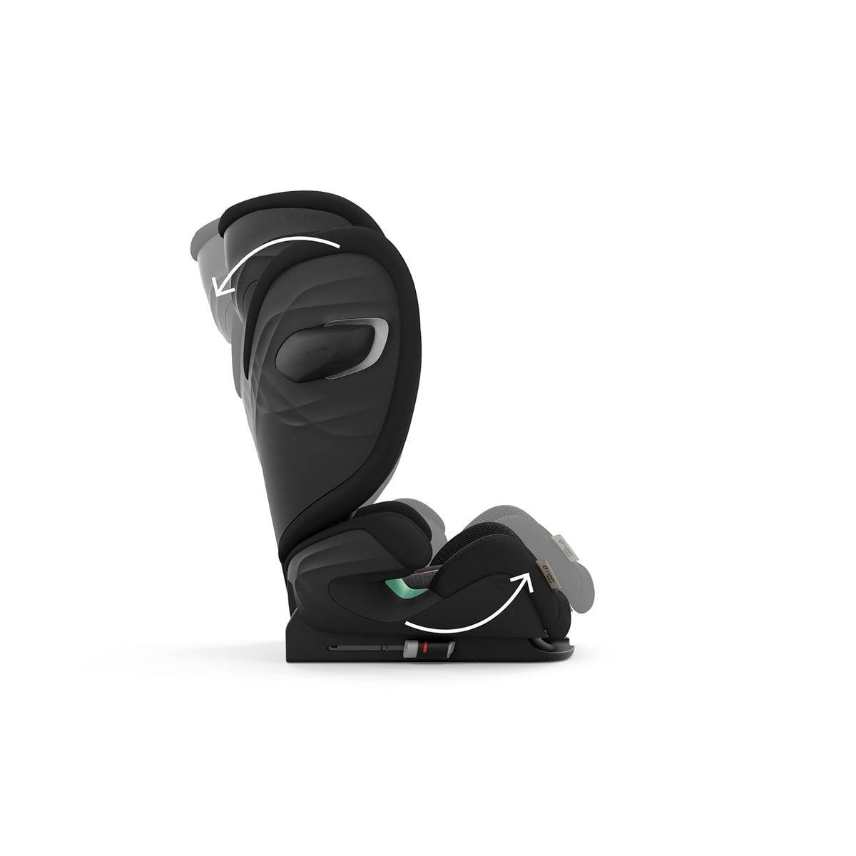 CYBEX Gold Silla de coche infantil Solution G i-Fix, para coches con y sin ISOFIX, desde aprox. 3 hasta 12 años (100 - 150 cm), desde aprox. 15 hasta 50 kg, Lava Grey