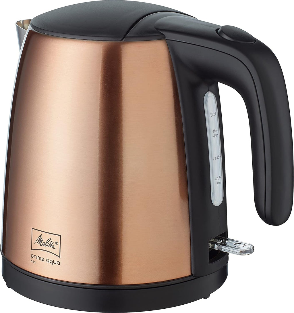 Melitta AromaFresh - Cafetera de filtro - con jarra de cristal - molinillo integrado - función de temporizador - 10 tazas - Negro puro