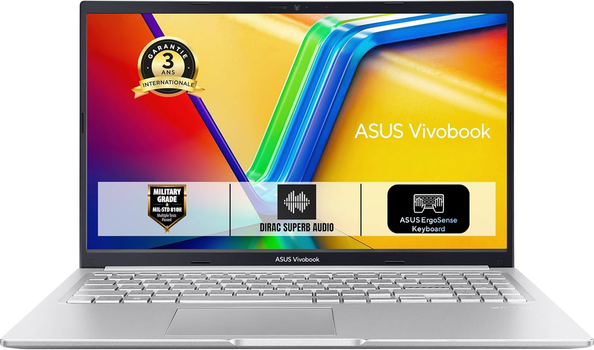 ASUS Vivobook 15 S1502YA-NJ679W Portátil de 15,6" FHD (AMD Ryzen 7 5825U hasta 4,5 GHz, 16 GB DDR4, 1 TB SSD, AMD Radeon Graphics, Windows 11 Home) – Teclado AZERTY
