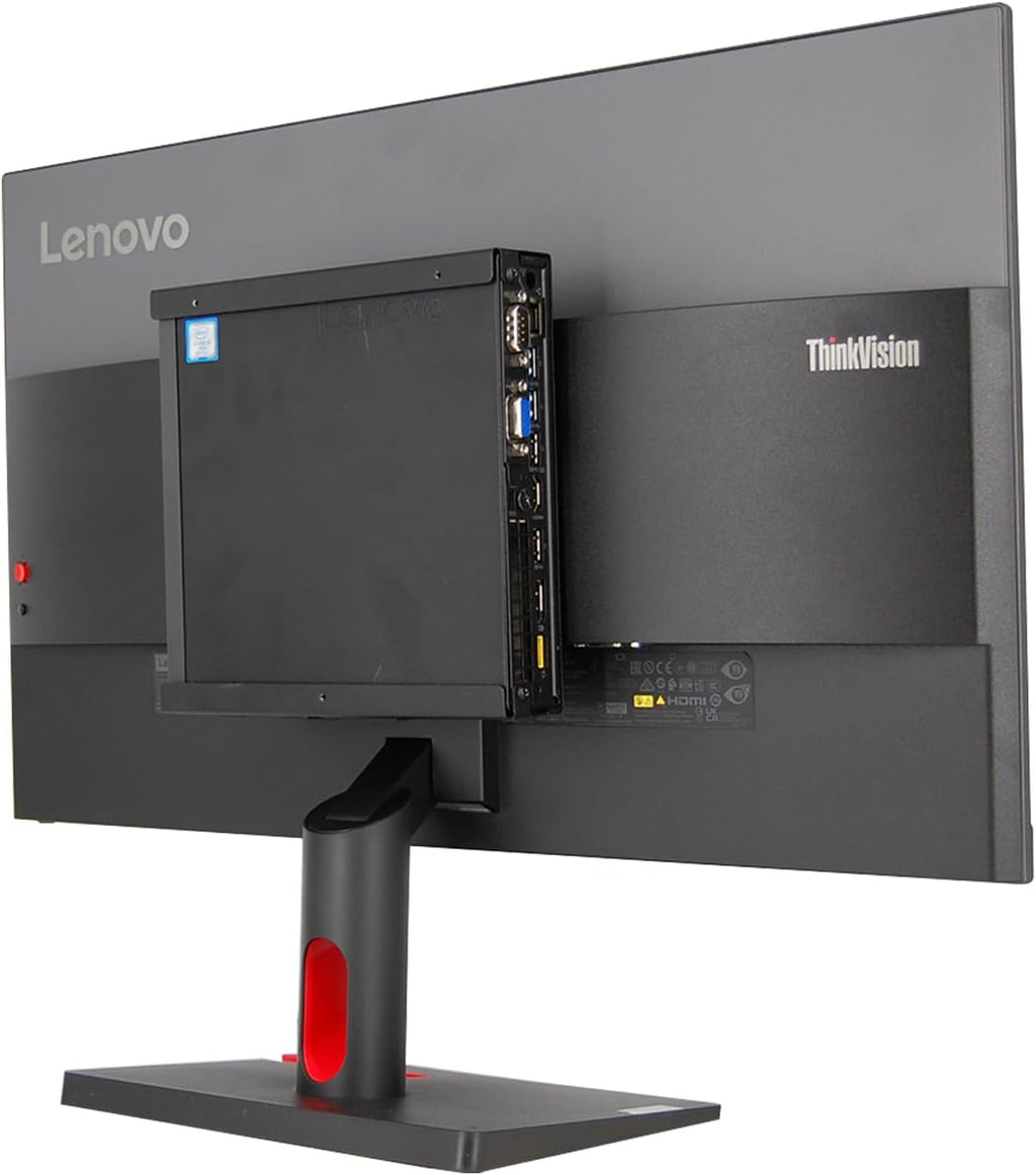 Kit Lenovo All In One, monitor pantalla 24" Full HD LED + PC de escritorio Tiny, procesador i5-8400T, memoria RAM 16 GB DDR4, disco 512 GB, Windows 11 Pro (reacondicionado)
