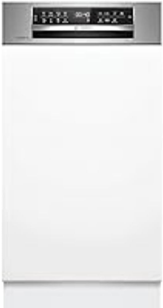 Lavavajillas inteligente Bosch Serie 2 SPV2IKX10E, totalmente integrable, 45 cm de ancho, cesta para cubiertos, secado extra con solo pulsar un botón, InfoLight punto de luz rojo en el suelo, protección AquaStop contra daños por agua, blanco