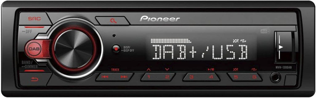 Pioneer MVH-130DABAN con antena DAB
