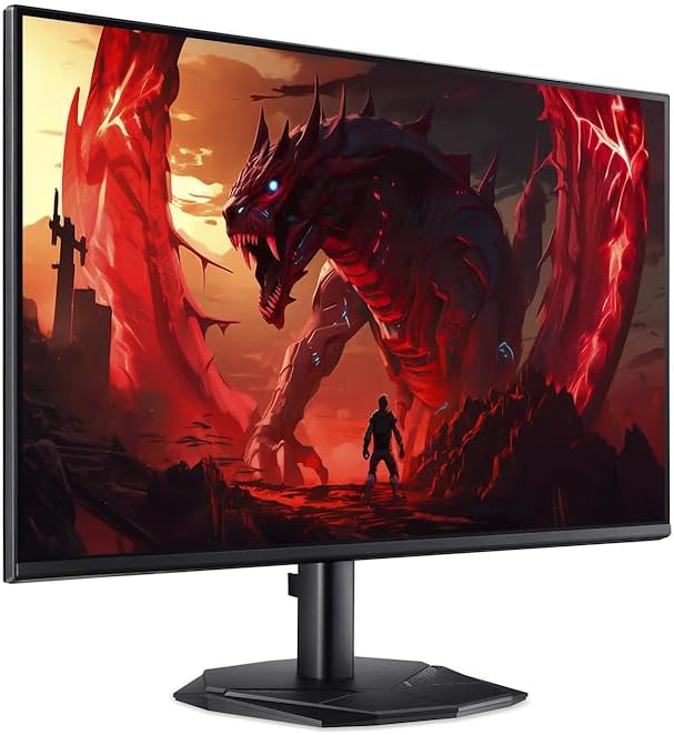 acer Nitro KG272Gbmipfx, Monitor Gaming 27" FullHD IPS, 120Hz (1920x1080, 16:9, AdaptiveSync, 1ms (VRB), 250Nits, BlueLightShield, 1xHDMI 1.4/1xDP 1.2) Monitor para PC, Color Negro