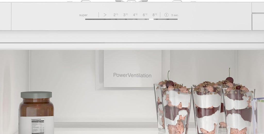 Bosch KIR81NSE0, Serie 2, Frigorífico de 1 puerta, Integrable, 177,2 x 54,1 cm, 310 L