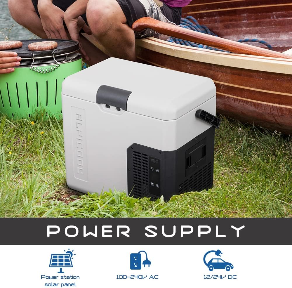 Nevera portátil de compresor 18L 12V, mininevera con función de congelación -20°C, modelo P18 para coche, camión, barco y autocaravana