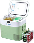 BINGI Nevera Eléctrica de Compresión para Coche de 22L con Enfriamiento Rápido - Refrigerador Portátil hasta -18°C, 12V/24V/220V, para Autocaravana, Furgoneta, Camión, Barco, Coche, Hogar, Camping
