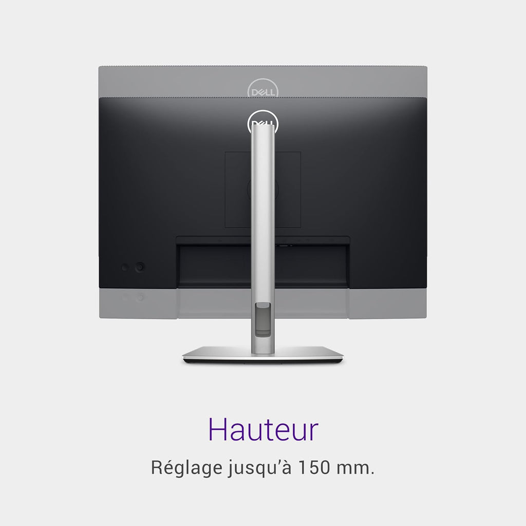 Monitor Dell P2425H 24" Full HD (1920x1080), 100Hz, IPS, 5ms, 99% sRGB, USB-C, DisplayPort, HDMI, VGA, 4X USB, Garantía de 3 años, Negro