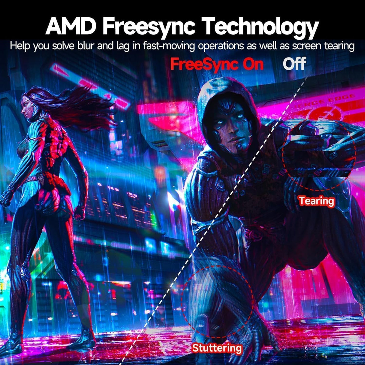 Monitor gaming curvo CRUA de 27 pulgadas, 280 Hz, monitor para PC FHD 1080P 1800R, 1 ms GTG con FreeSync, baja desenfoque de movimiento, protección ocular, VESA, DisplayPort, HDMI, negro