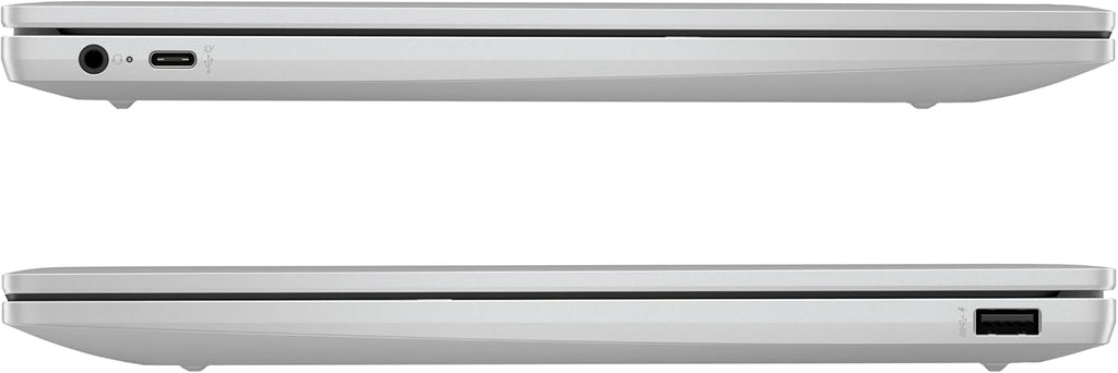 HP Chromebook 14a-nf0001sf Portátil 14" HD, PC Portátil (Intel Celeron N100, RAM 4 GB, Flash 128 GB, Intel Iris XE, Chrome OS), Ordenador Portátil Plata, Teclado AZERTY