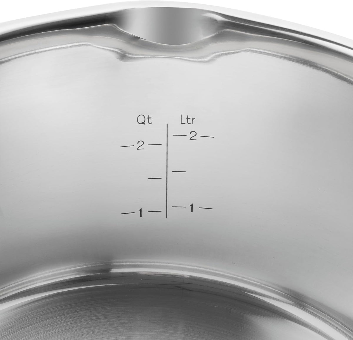 Set de ollas ZWILLING Simplify de 5 piezas, con función de vertido, mangos Stay-Cool, apto para inducción, acero inoxidable, plata