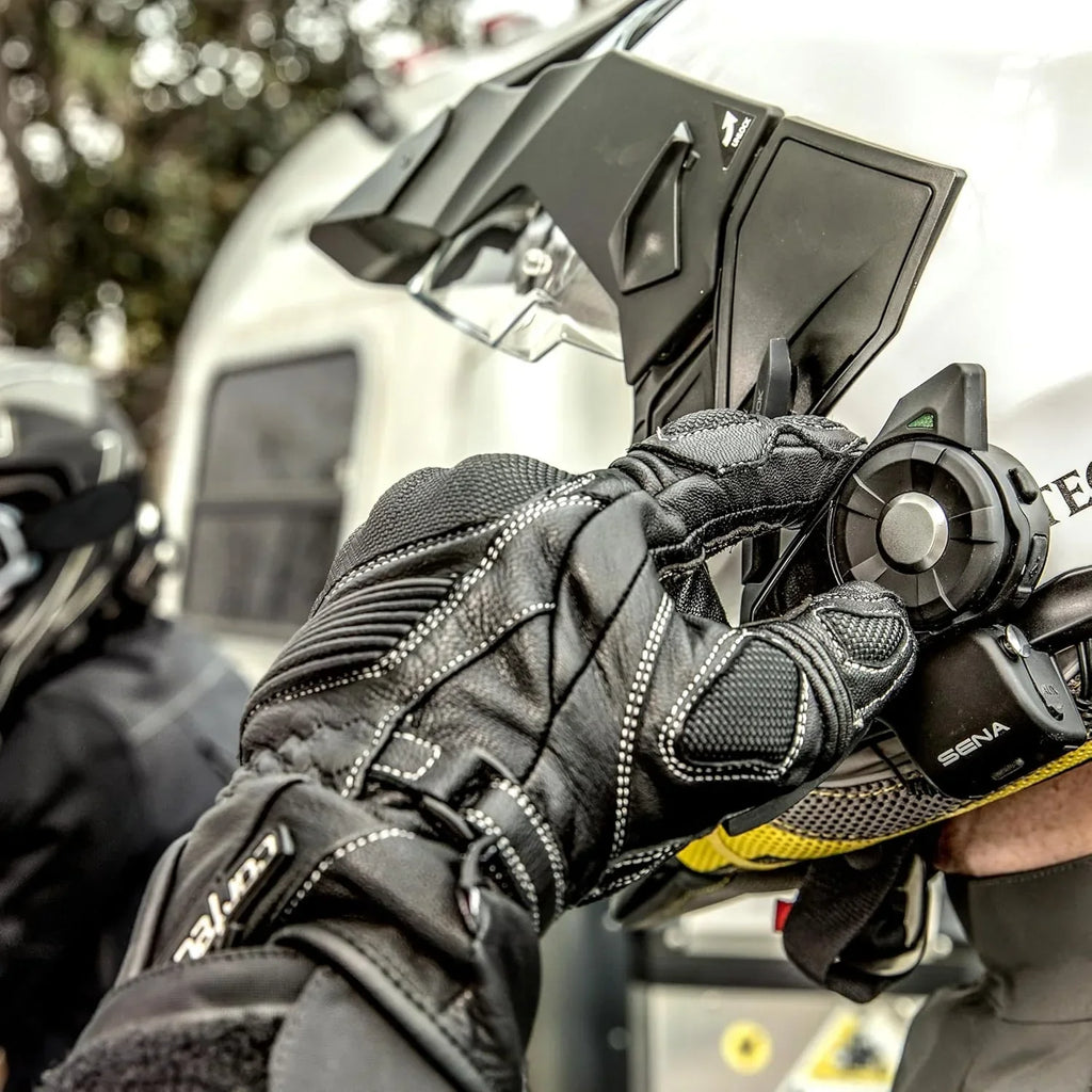 Sistema de comunicación por malla Bluetooth para motocicleta 30K con altavoces HD, intercomunicador para comunicación grupal y conexión entre varios conductores
