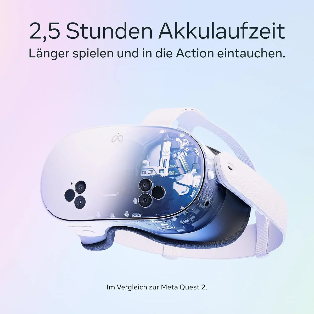 Visor de realidad virtual Quest 3S de 128 GB, casco de realidad mixta inalámbrico, procesador Snapdragon XR2 Gen 2, paquete de Gorilla Tag Monkenaut