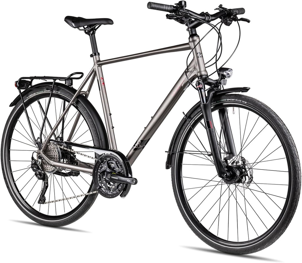 TLX30 | Bicicleta de trekking | Bicicleta de hombre de 28 pulgadas | Transmisión de 30 velocidades | Frenos de disco hidráulicos | Incluye equipamiento urbano