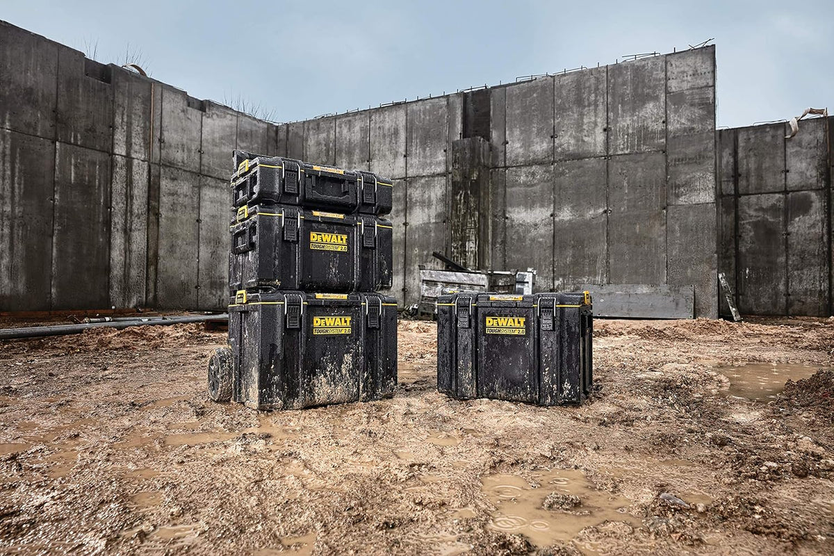 Juego de torre de cajas de almacenamiento DEWALT TOUGHSYSTEM® 2.0 (3 módulos), DWST83402-1