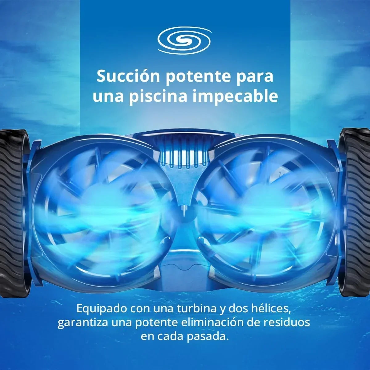 Limpiafondos hidráulico para piscinas Zodiac MX8 para piscinas enterradas de hasta 12 x 6 m