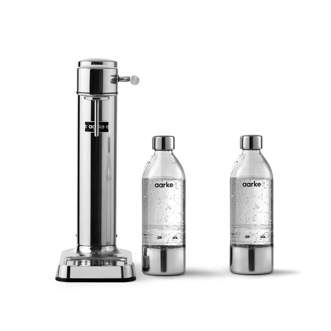 Gasificadora Carbonator 3 acero inoxidable 800 ml manual 2 botellas de PET sin BPA bandeja de goteo
