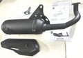 Tubo de escape Tecnigas Silencieux Pro homologado para moto de 50 cc, acero con pintura anticalórica y protector, Minarelli horizontal CE