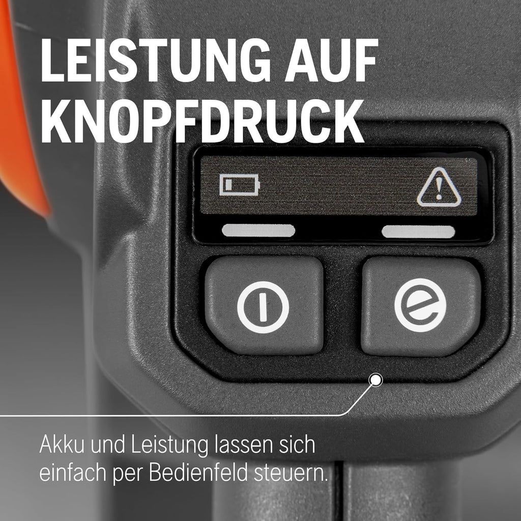 Motosierra de batería Husqvarna 225i: ligera, inalámbrica, silenciosa, espada de 14″, velocidad de cadena de 20 m/s, ideal para poda y mantenimiento de jardines (batería y cargador incluidos)