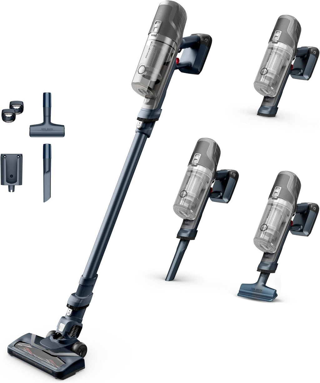 Aspiradora escoba inalámbrica multifunción Rowenta X-Pert 6.60, potencia de 100 W, 45 minutos de autonomía, RH6836EO